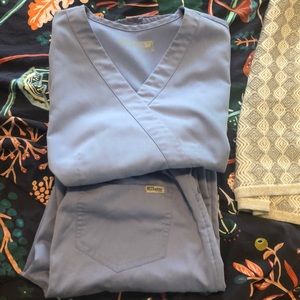Grey anatomy light blue scrubs size medium